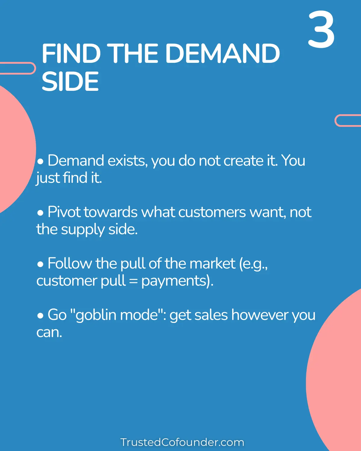 3th Startup Mantra: FIND THE DEMAND SIDE. Principles for founders from Slush 2025.
